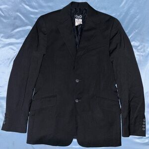 -Dolce & Gabbana ittierre Black Blazer 
-Size 34/48